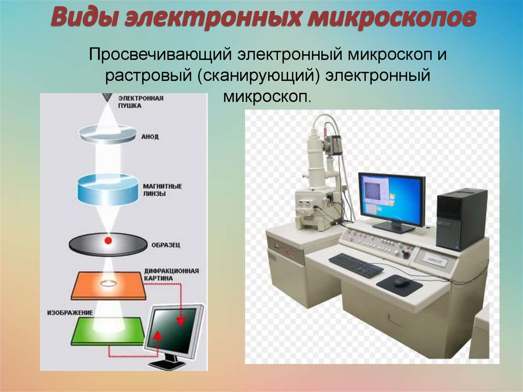 Вид изображения микроскопа