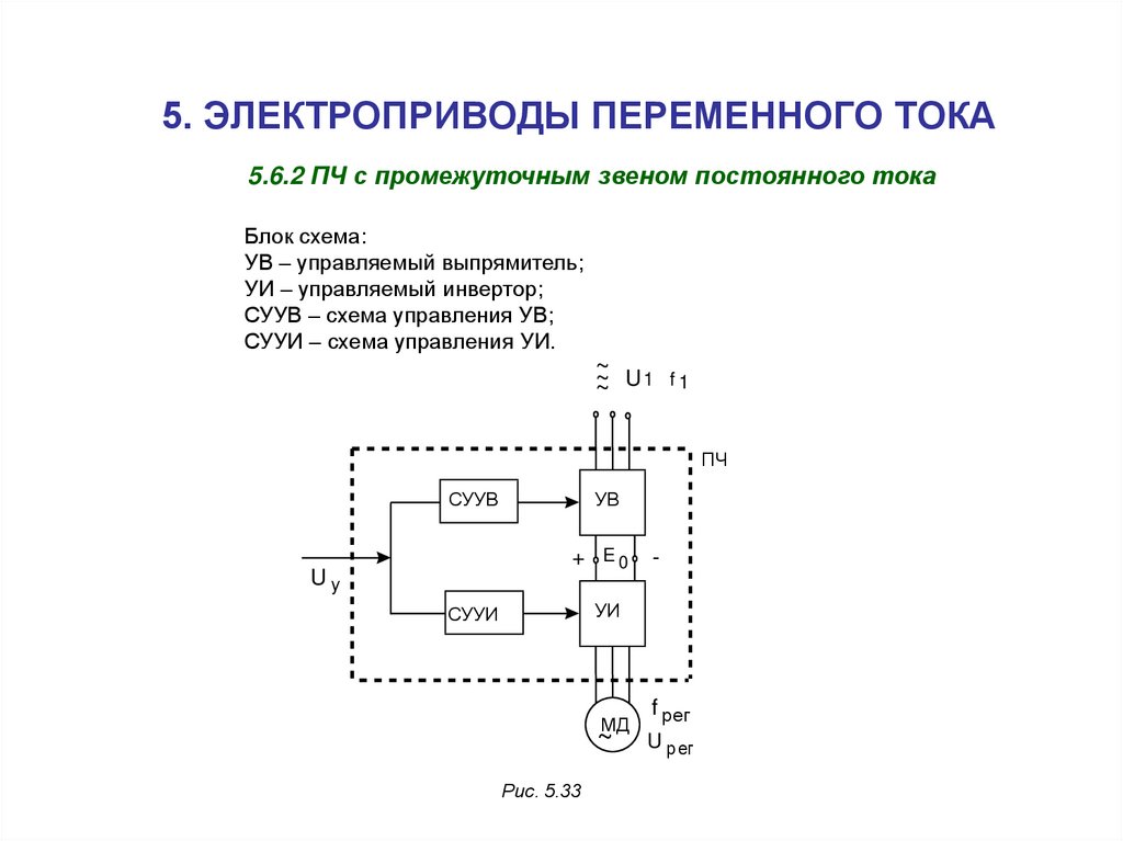 Постоянный электропривод