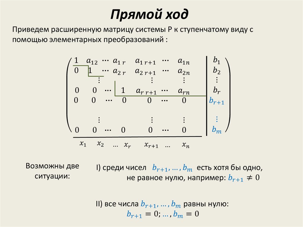 Схема единственного деления метод гаусса онлайн