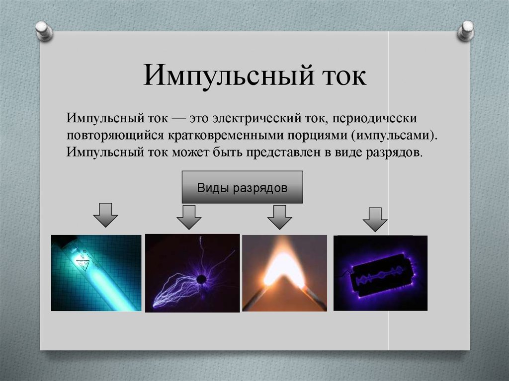 Виды электрических разрядов электрические разряды на службе человека проект