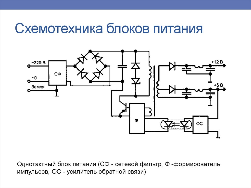 Обратная связь схема электроника