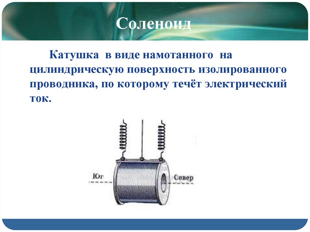 На рисунке изображена катушка из провода по которой течет электрический ток