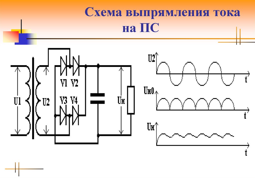 Для выпрямления переменного напряжения применяют какие схемы