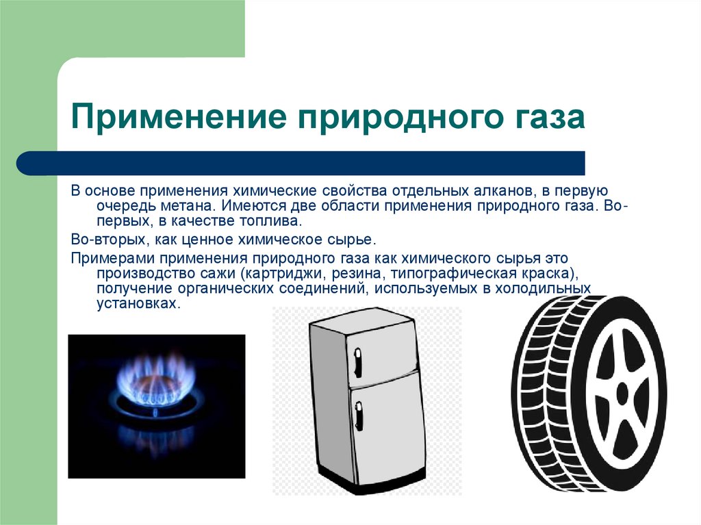 Почему происходит активное использование природного газа