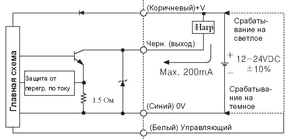 Открытый коллектор схема подключения