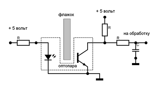 Оптопара схема подключения