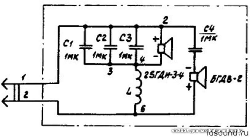 Колонки 15ас 225 схема