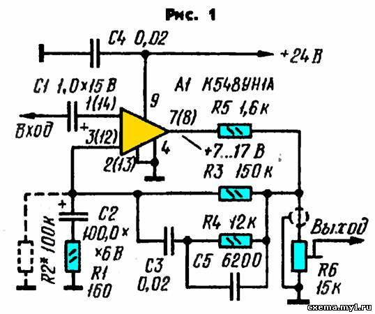 Фонокорректор сухова схема