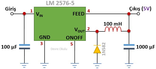 Lm2574m 12 схема включения