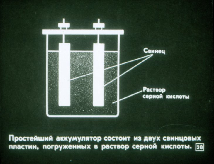 Свинцовый аккумулятор принцип