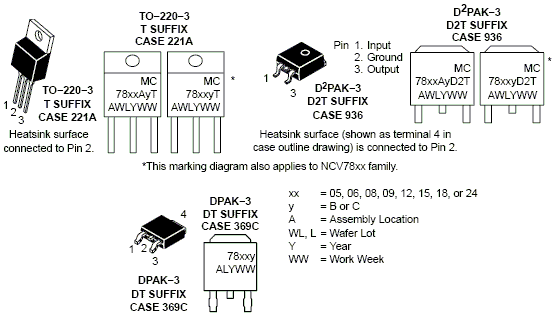 L7805ac2t характеристики схема подключения