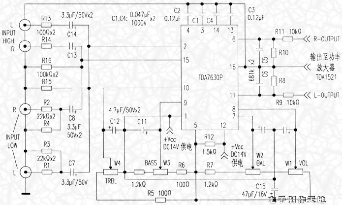 Ta7630 схема включения