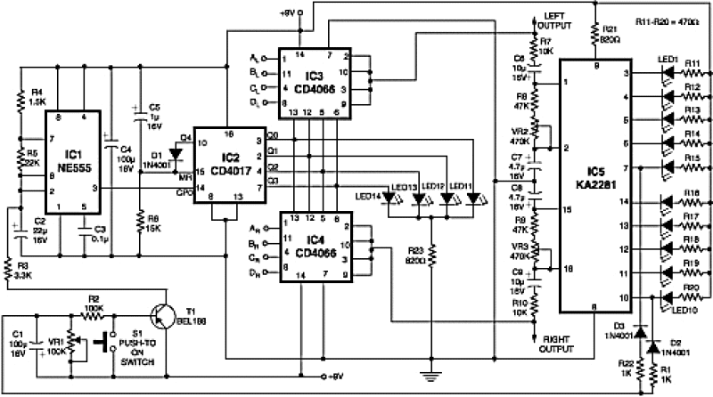 74hc4066d схема включения