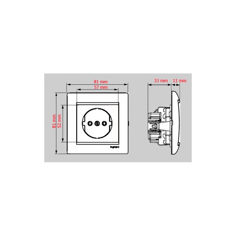 Размеры встраиваемой розетки. Розетка Легран Валена 220в. Розетка 220в, с заземлением, 16а Legrand Valena (сл. Кость). Розетка Легран Валена ширина. Legrand Valena розетка 220 схема.