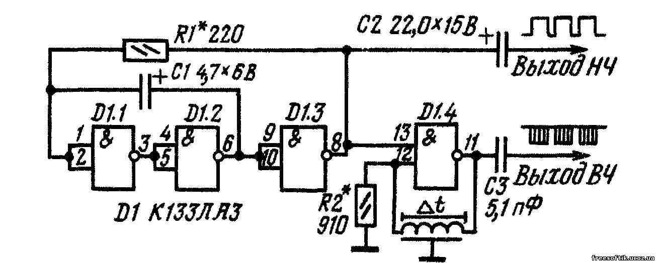 Генератор прямоугольных импульсов на к155ла3 скрутить спидометр