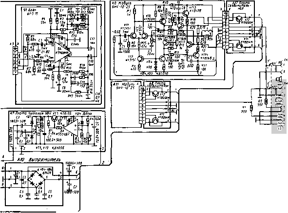 Схема элегия 102 стерео принципиальная схема