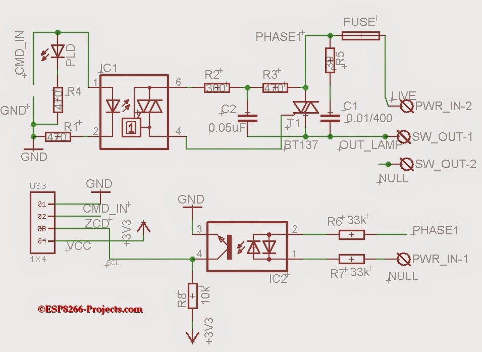 Pc814 схема включения