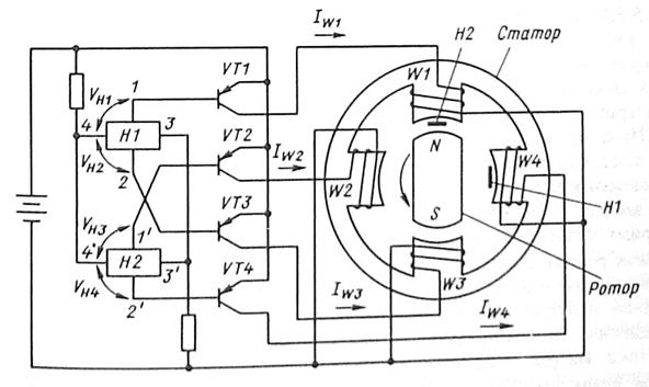 Вентильный двигатель схема управления