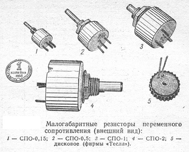 Как выглядит переменный резистор на схеме