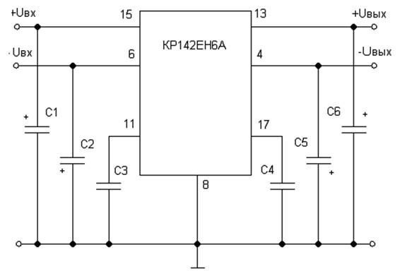 Кр142ен2б характеристики схема подключения