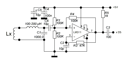 Измеритель индуктивности своими руками схема на ne555