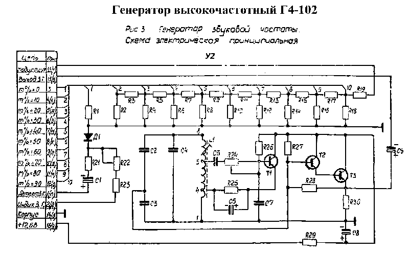 Принципиальная схема г3 109