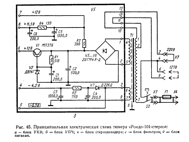 Радиотехника т 101 схема