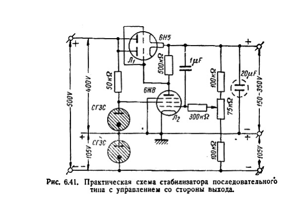 Схема проверки радиоламп