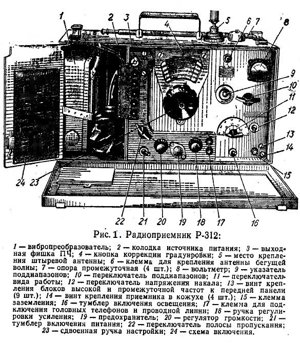 Р 311 радиоприемник схема