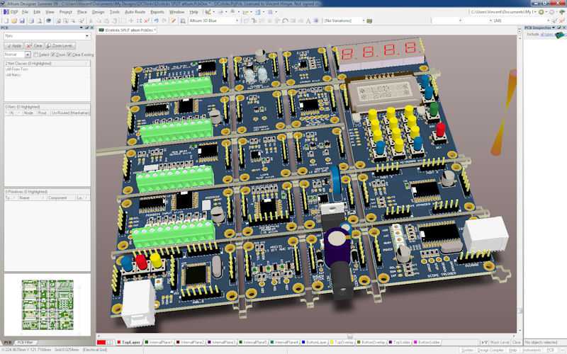 Несколько плат в одном проекте altium