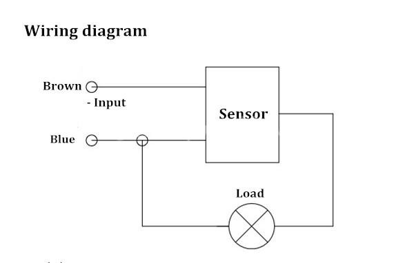 Infrared motion sensor как подключить провода схема подключения к сети