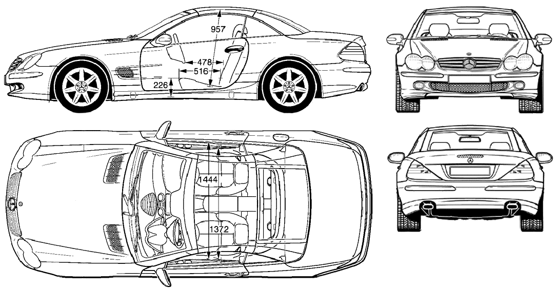 Изображение автомобиля на схеме