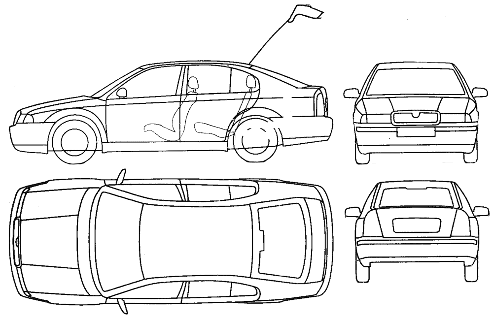 Машина схема. Skoda Octavia чертеж. Skoda Octavia a4 Blueprints. Лада Приора чертеж. Чертёж Skoda Octavia 4.