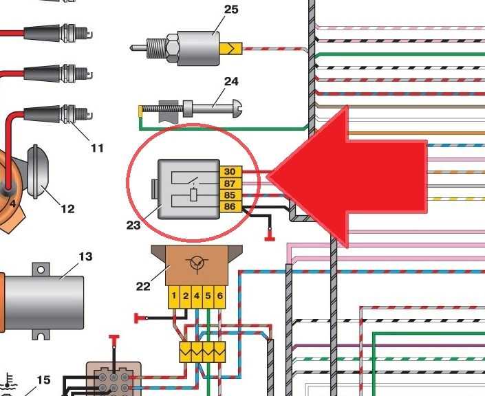 Схема подключения стартера ваз 2107 инжектор с реле