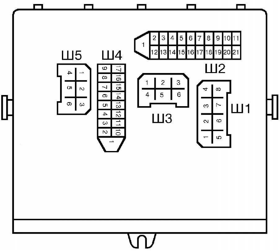 Блок предохранителей ваз 2112 инжектор 16 клапанов схема