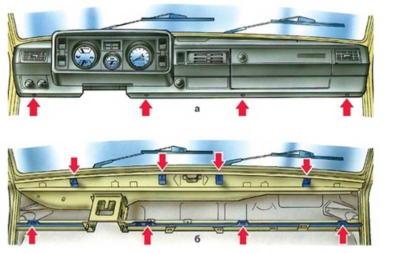 Щиток приборов ваз 2104
