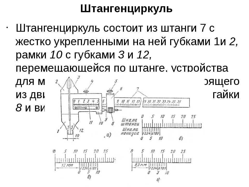 Как пользоваться штангенциркулем инструкция картинки схема