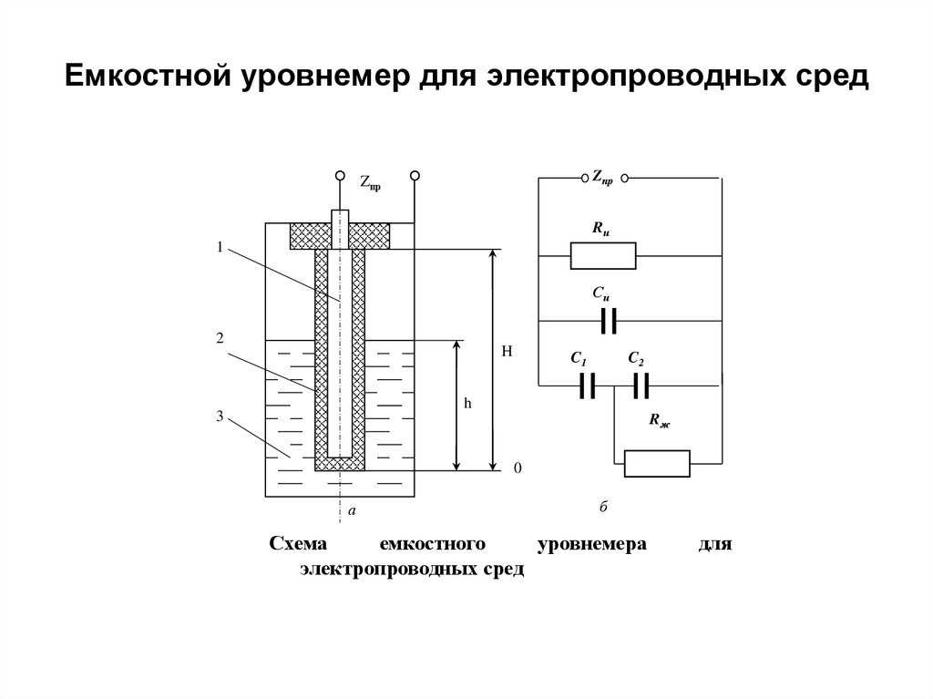 Датчик уровня схема