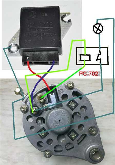 Генератор ваз 2106 схема подключения и полное описание и фото