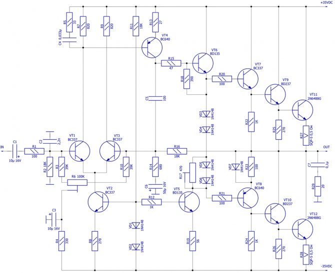 Схема усилителя шушурина на современных