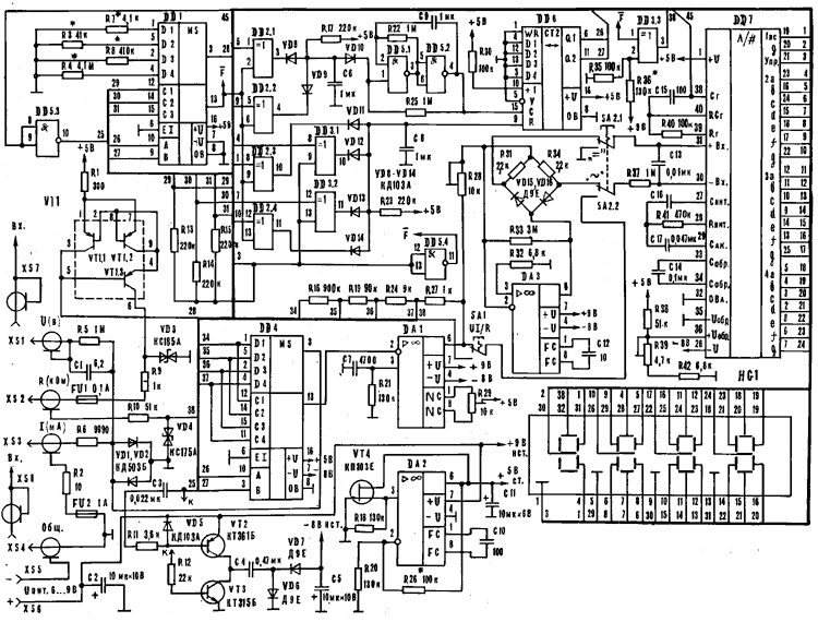 Dt700c принципиальная схема