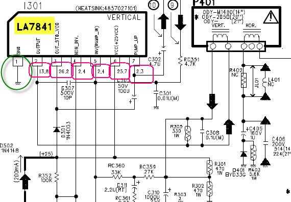 La7833 схема усилителя