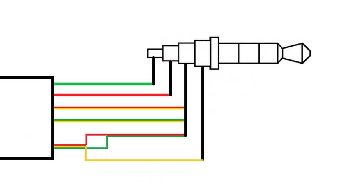 Схема подключения мини джека