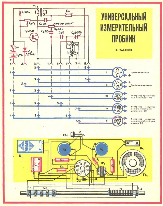 Схема генератор гук 1