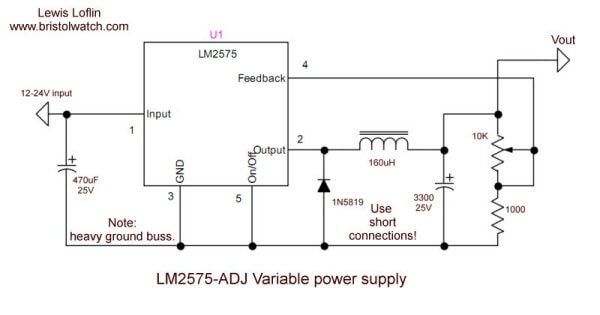 Lm2576 характеристики схема подключения