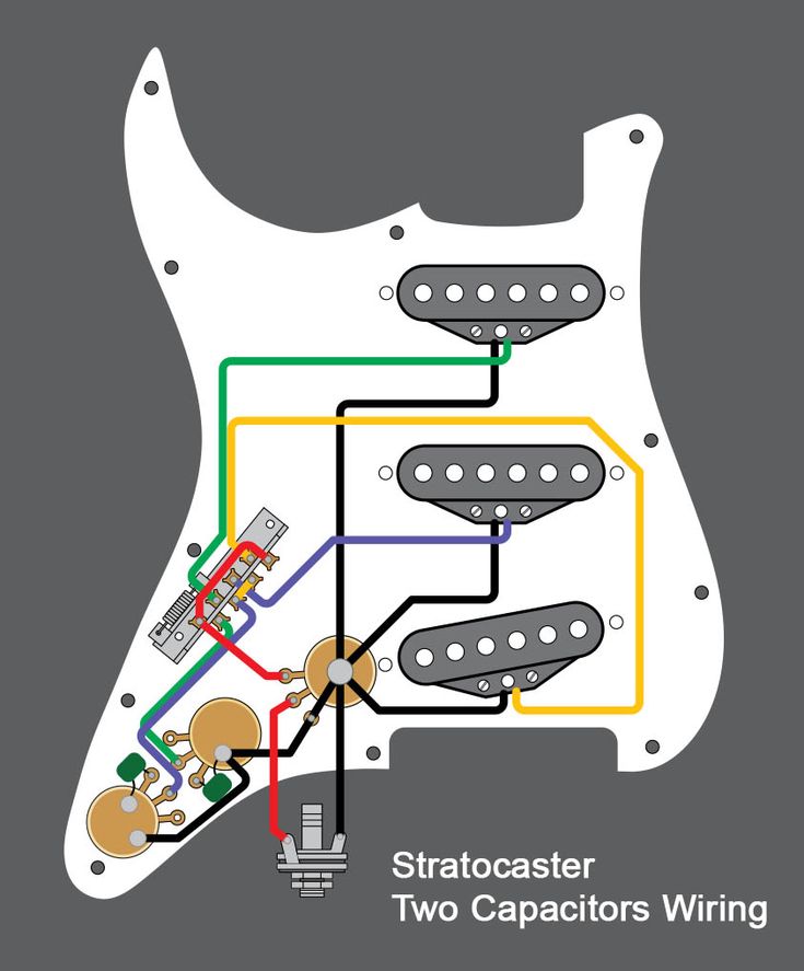 Схемы распайки стратокастера