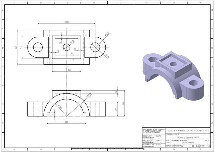 Шаблоны для чертежей деталей и сборок для solidworks