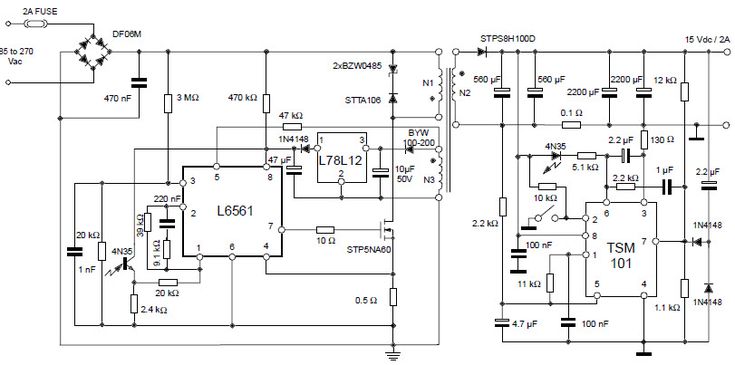 Pfl sc 100w схема