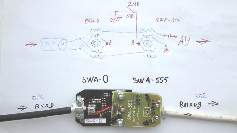Схема бп для тв антенны