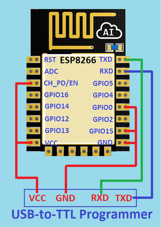 Esp 12f схема